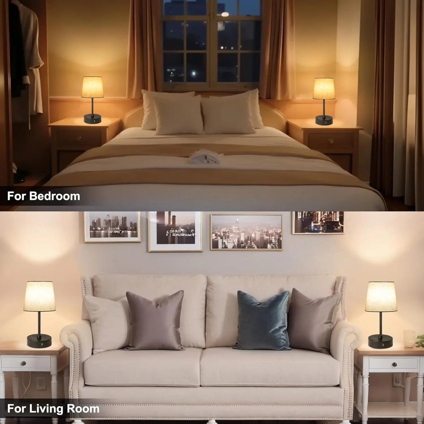 Color Changing Nightstand Lamps - DailyBasicNeeds.com
