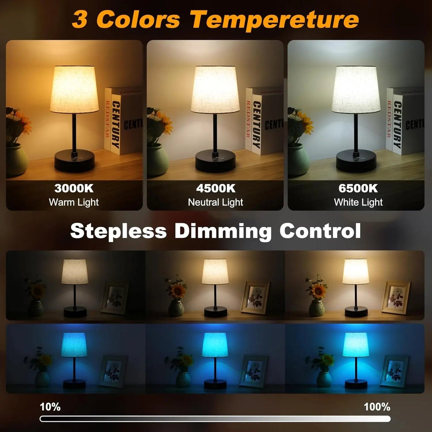 Color Changing Nightstand Lamps - DailyBasicNeeds.com