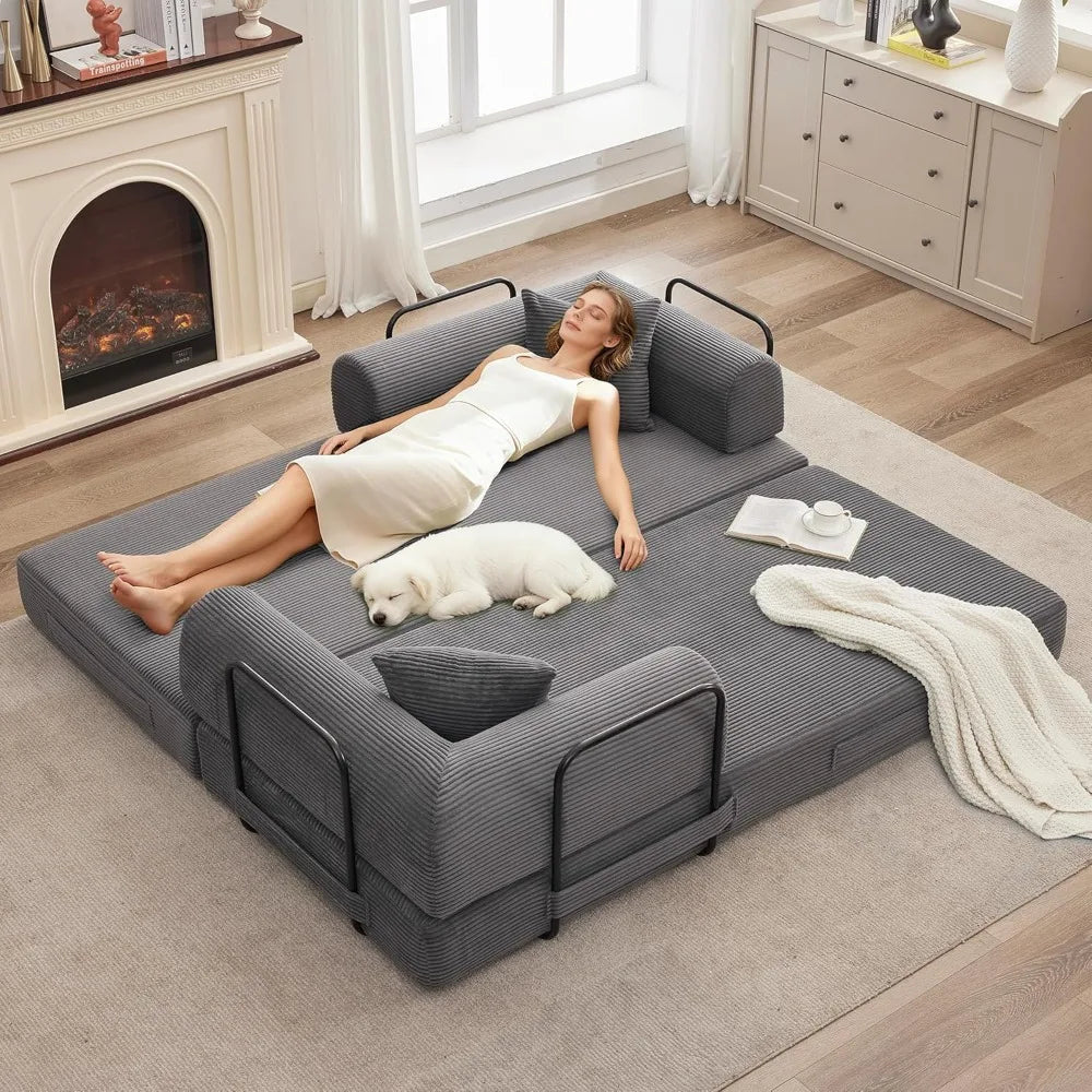 Convertible Sleeper Sofa Bed - DailyBasicNeeds.com