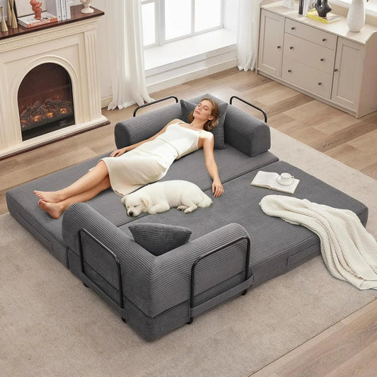 Convertible Sleeper Sofa Bed - DailyBasicNeeds.com