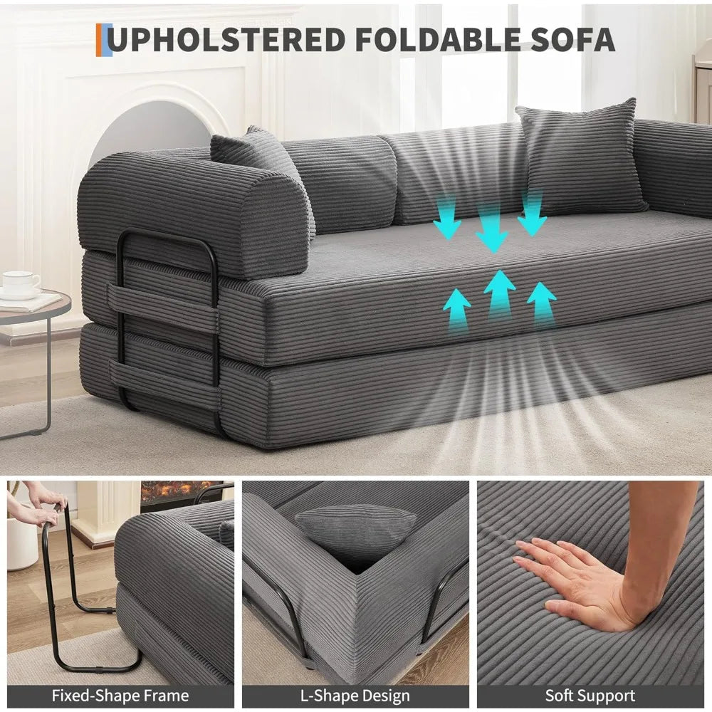 Convertible Sleeper Sofa Bed - DailyBasicNeeds.com