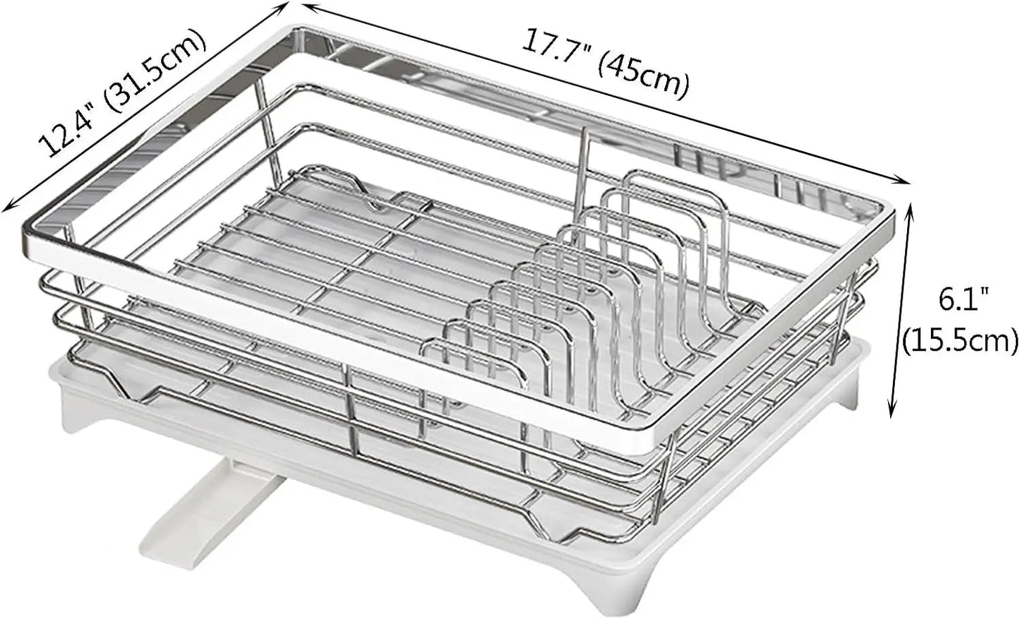 Countertop Dish Drying Rack - DailyBasicNeeds.com