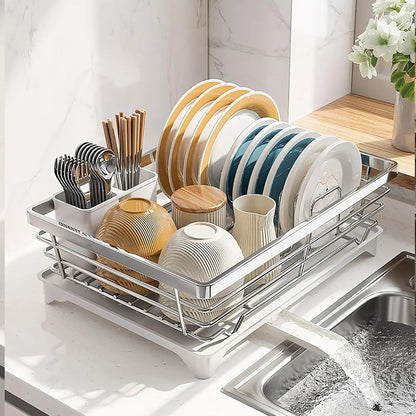 Countertop Dish Drying Rack - DailyBasicNeeds.com