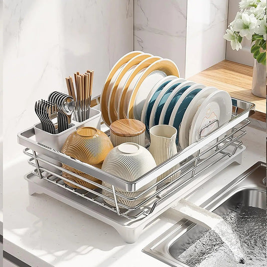 Countertop Dish Drying Rack - DailyBasicNeeds.com