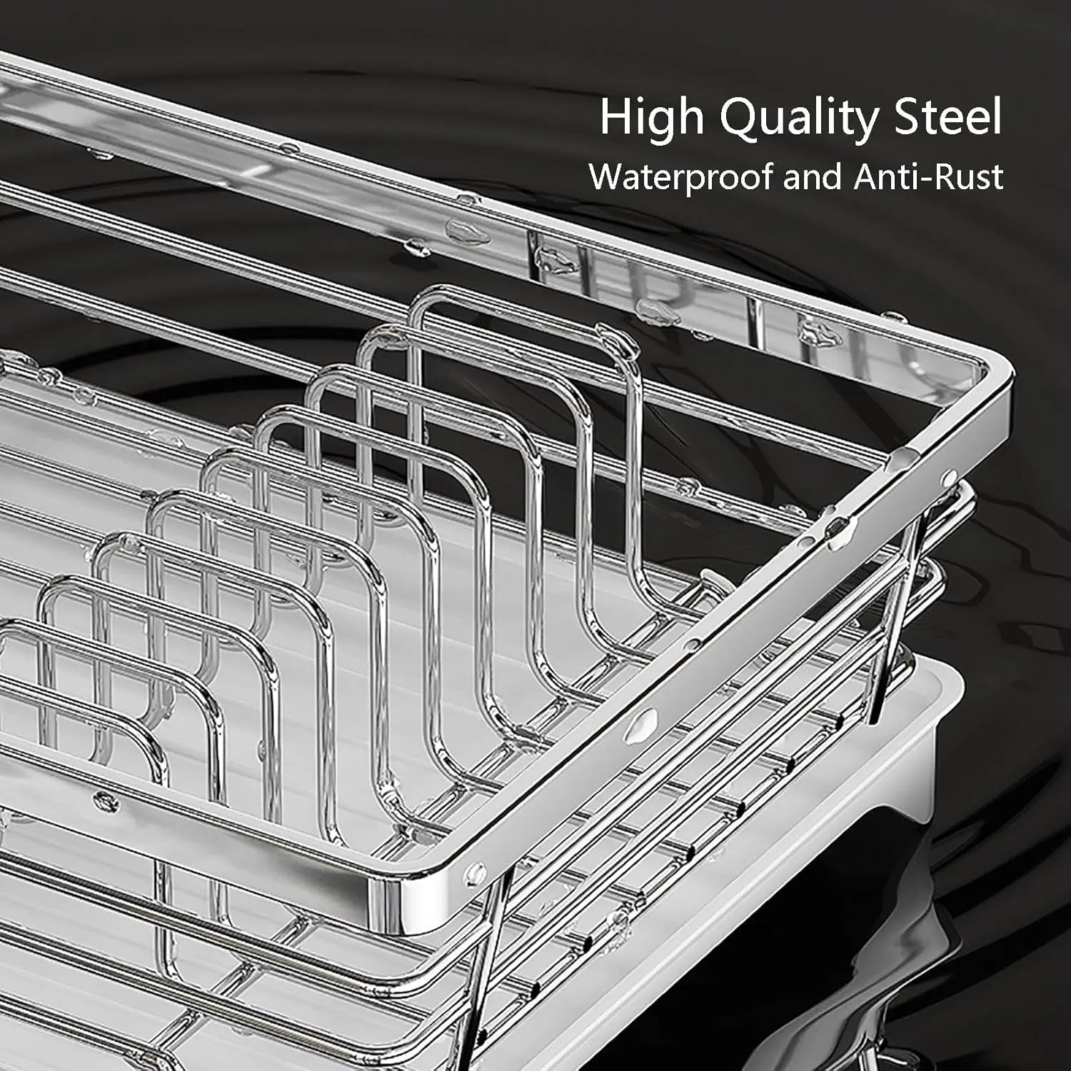 Countertop Dish Drying Rack - DailyBasicNeeds.com