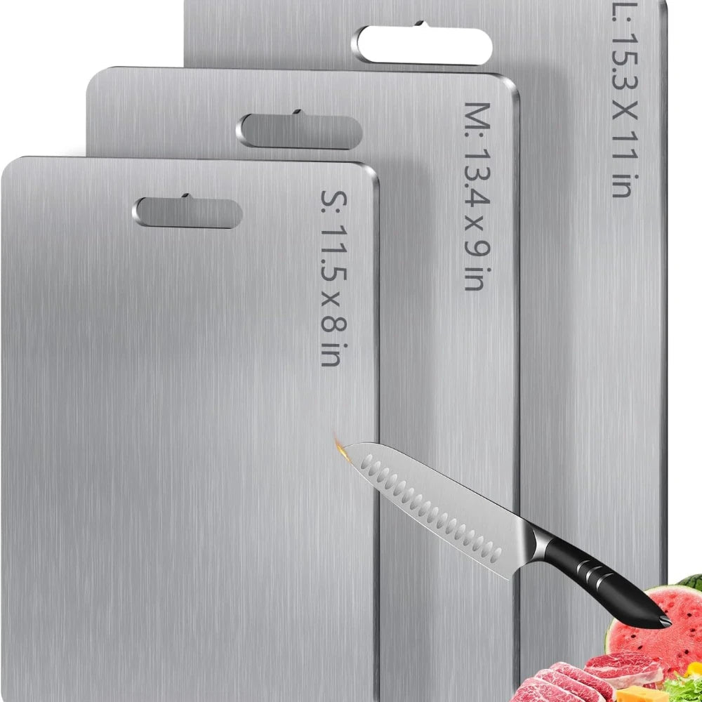 Cutting Boards for Kitchen Stainless Board - DailyBasicNeeds.com