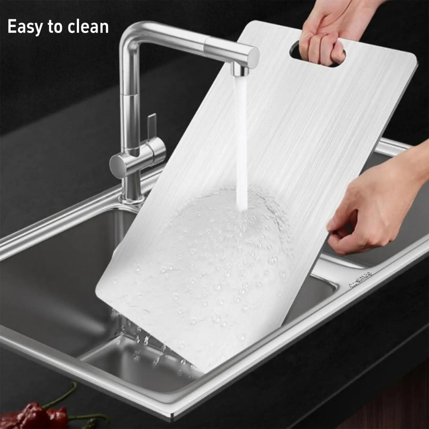 Cutting Boards for Kitchen Stainless Board - DailyBasicNeeds.com