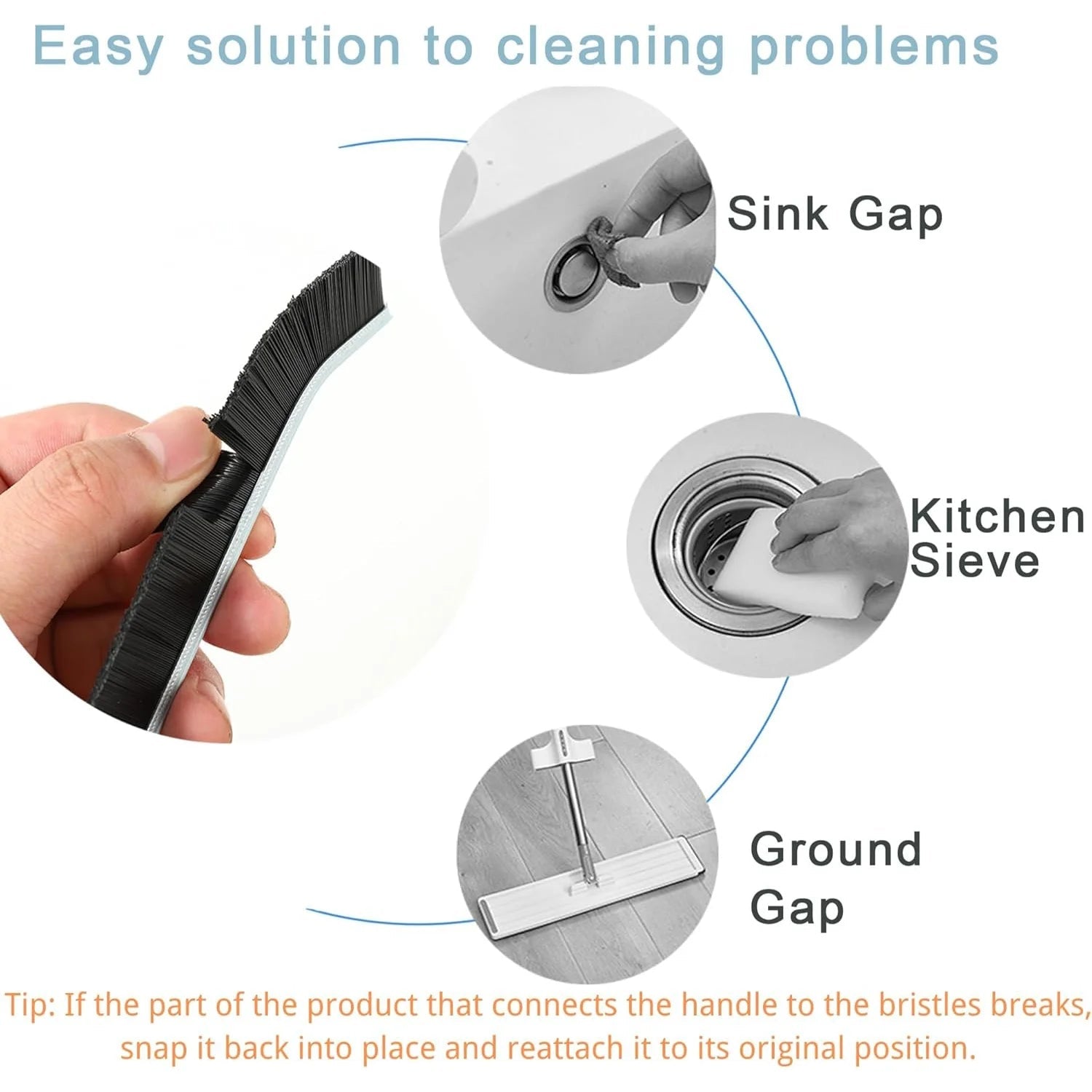 Deep Crevice Cleaning Brush - DailyBasicNeeds.com