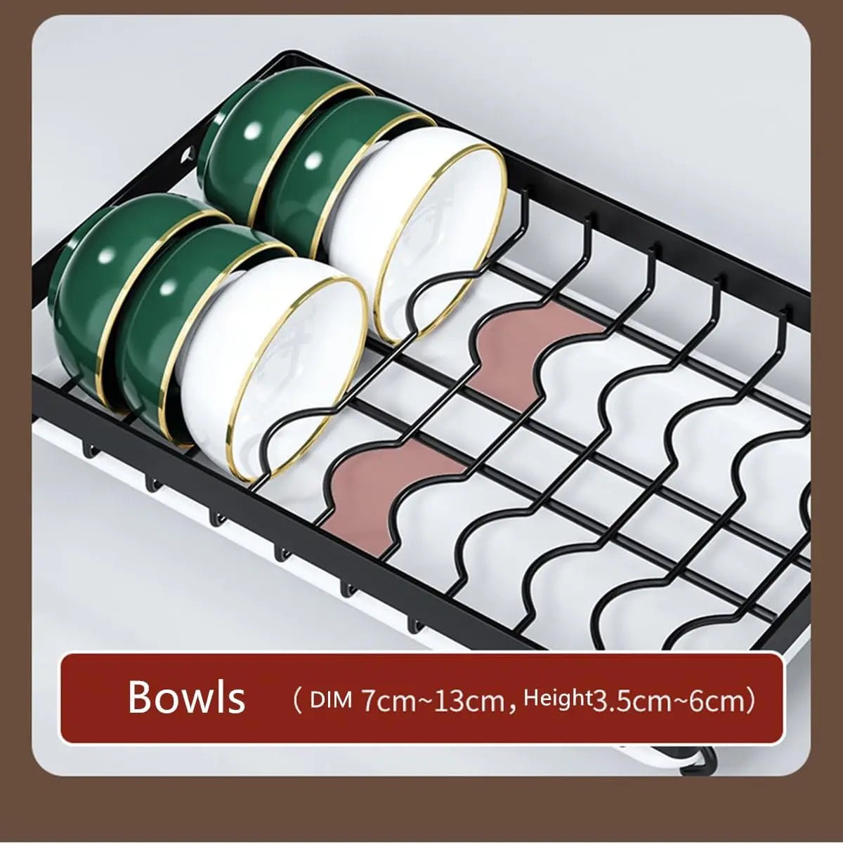 Dish Rack, Three - Tier Space - Saving Kitchen Countertop (Copy) - DailyBasicNeeds.com