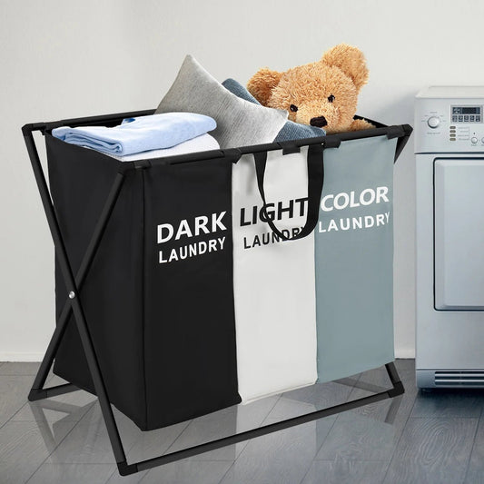 Divided Laundry Basket - DailyBasicNeeds.com