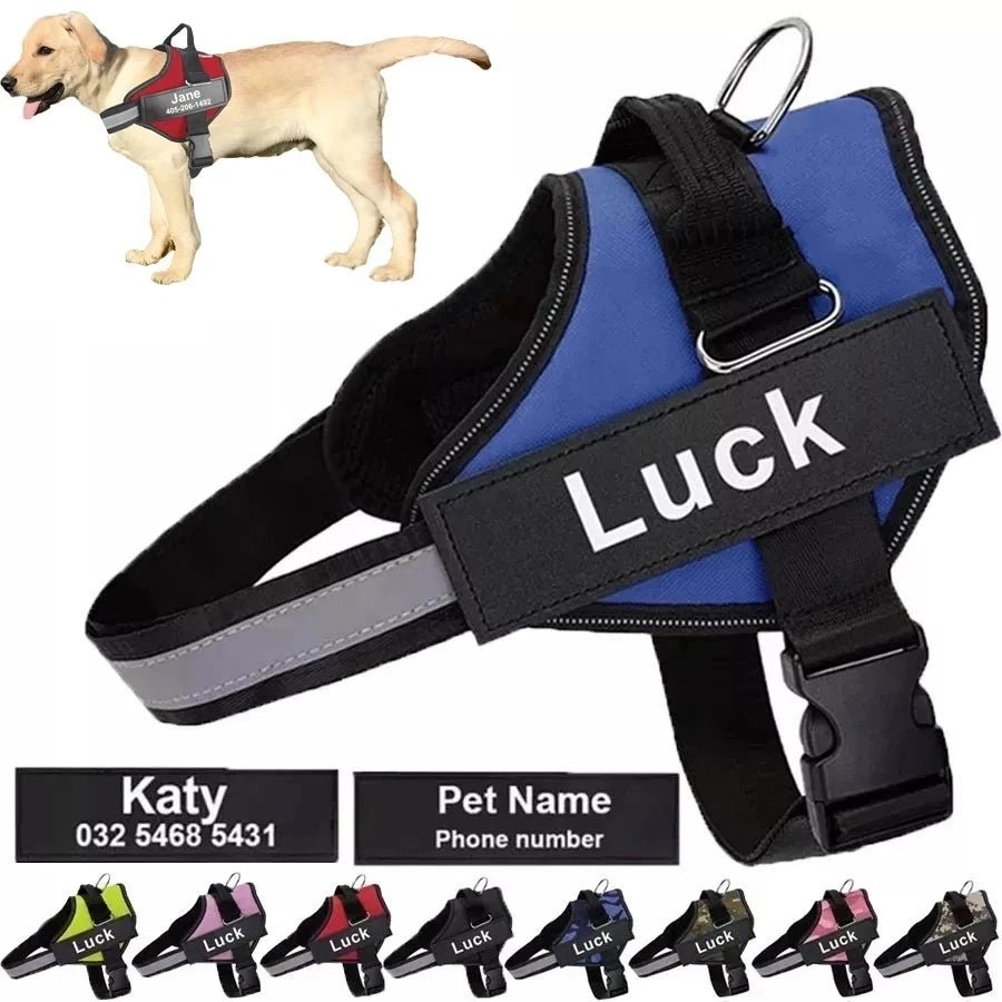 Dog Harness Vest ID Patch - DailyBasicNeeds.com