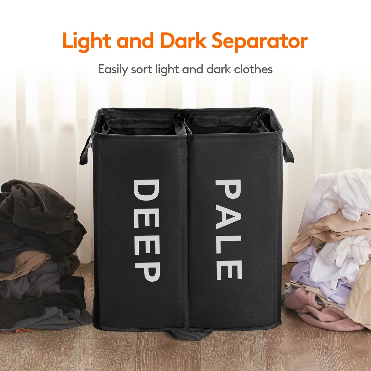 Double Laundry Hamper - DailyBasicNeeds.com
