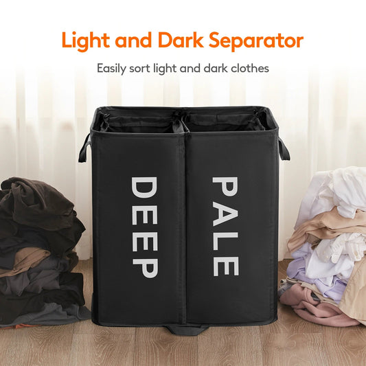 Double Laundry Hamper - DailyBasicNeeds.com