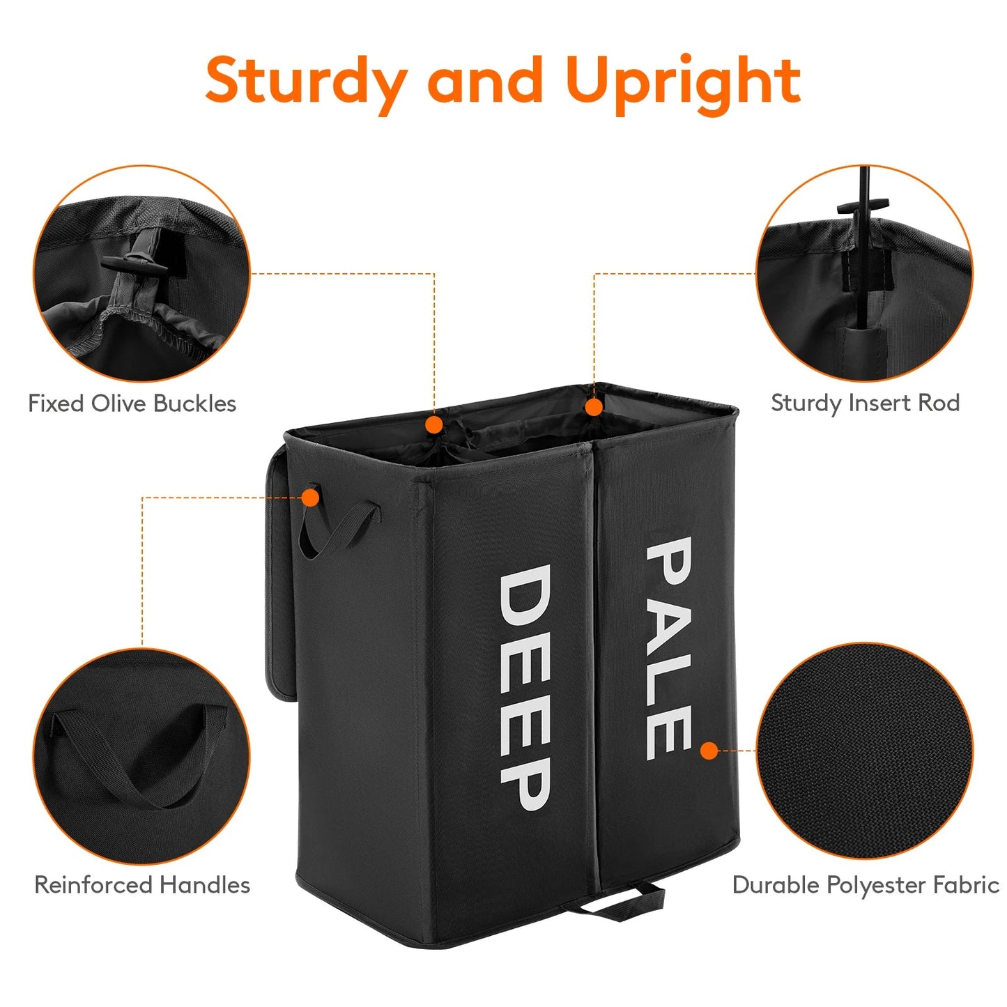 Double Laundry Hamper - DailyBasicNeeds.com