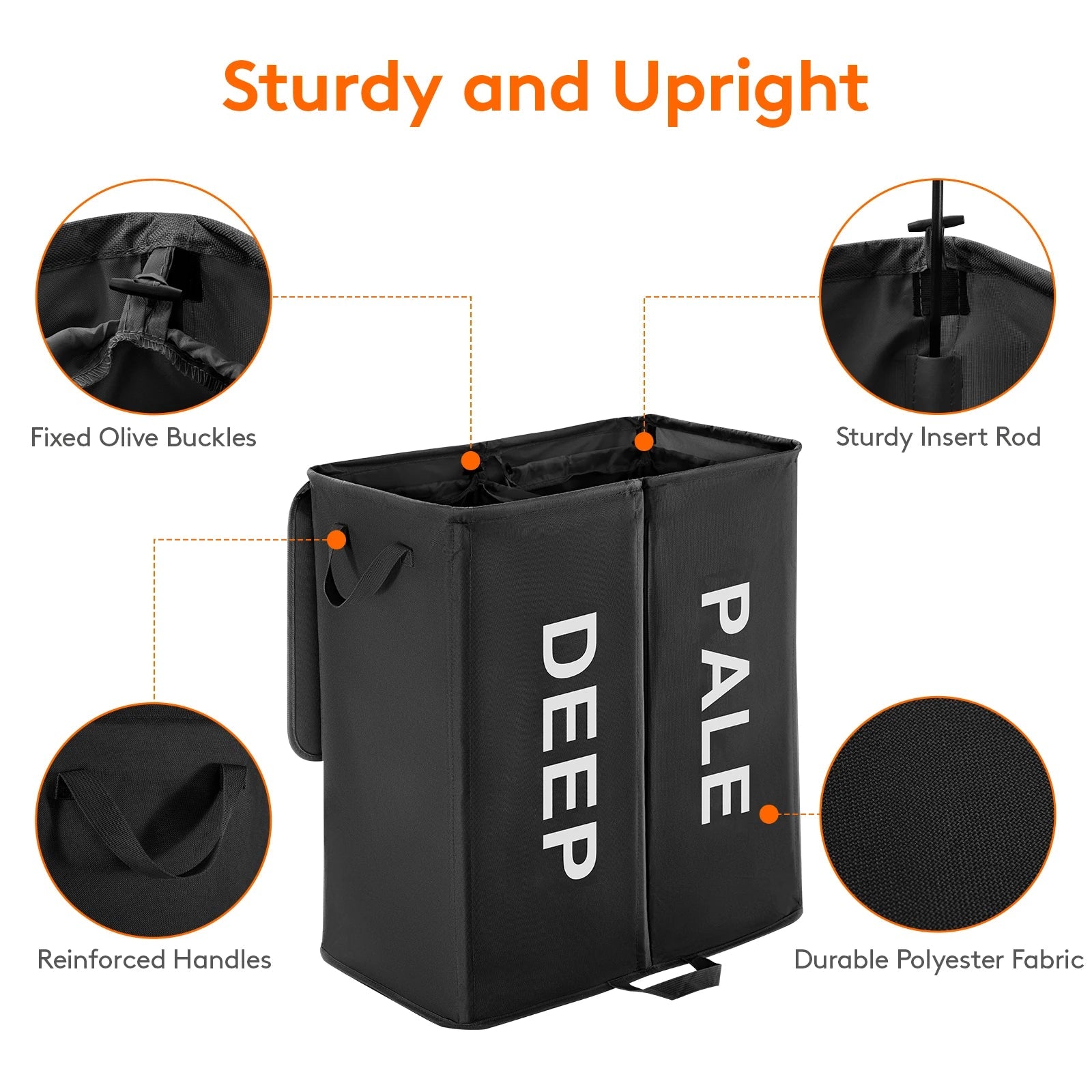 Double Laundry Hamper - DailyBasicNeeds.com