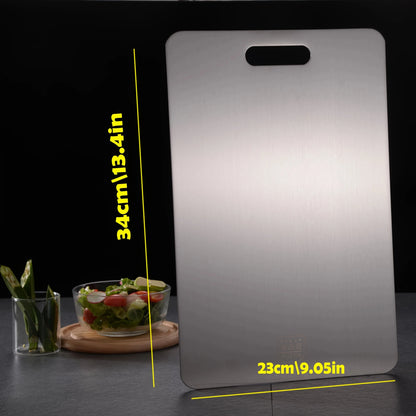 Double - Sided Stainless Steel Cutting Board - DailyBasicNeeds.com