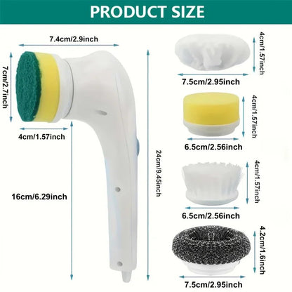 Electric Power Scrubber Kit - DailyBasicNeeds.com