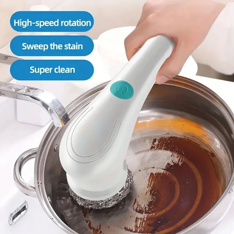 Electric Power Scrubber Kit - DailyBasicNeeds.com
