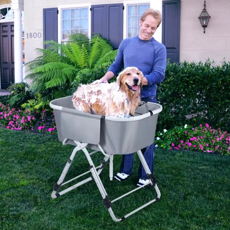 Elevated Dog Bath Tubs - DailyBasicNeeds.com