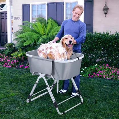 Elevated Dog Bath Tubs - DailyBasicNeeds.com