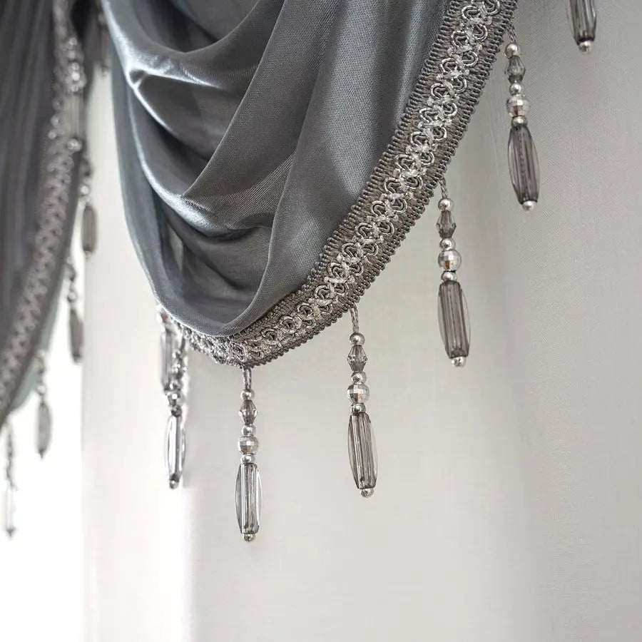 Embroidered Sheer Curtain - DailyBasicNeeds.com