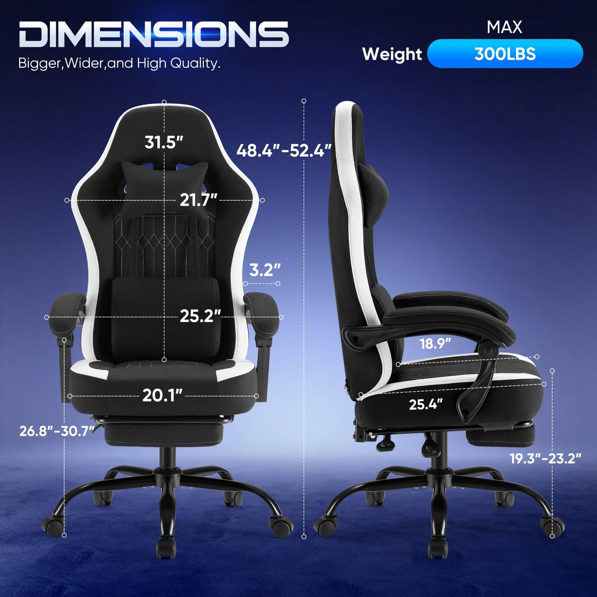 Ergonomic Computer Gaming Chair - DailyBasicNeeds.com