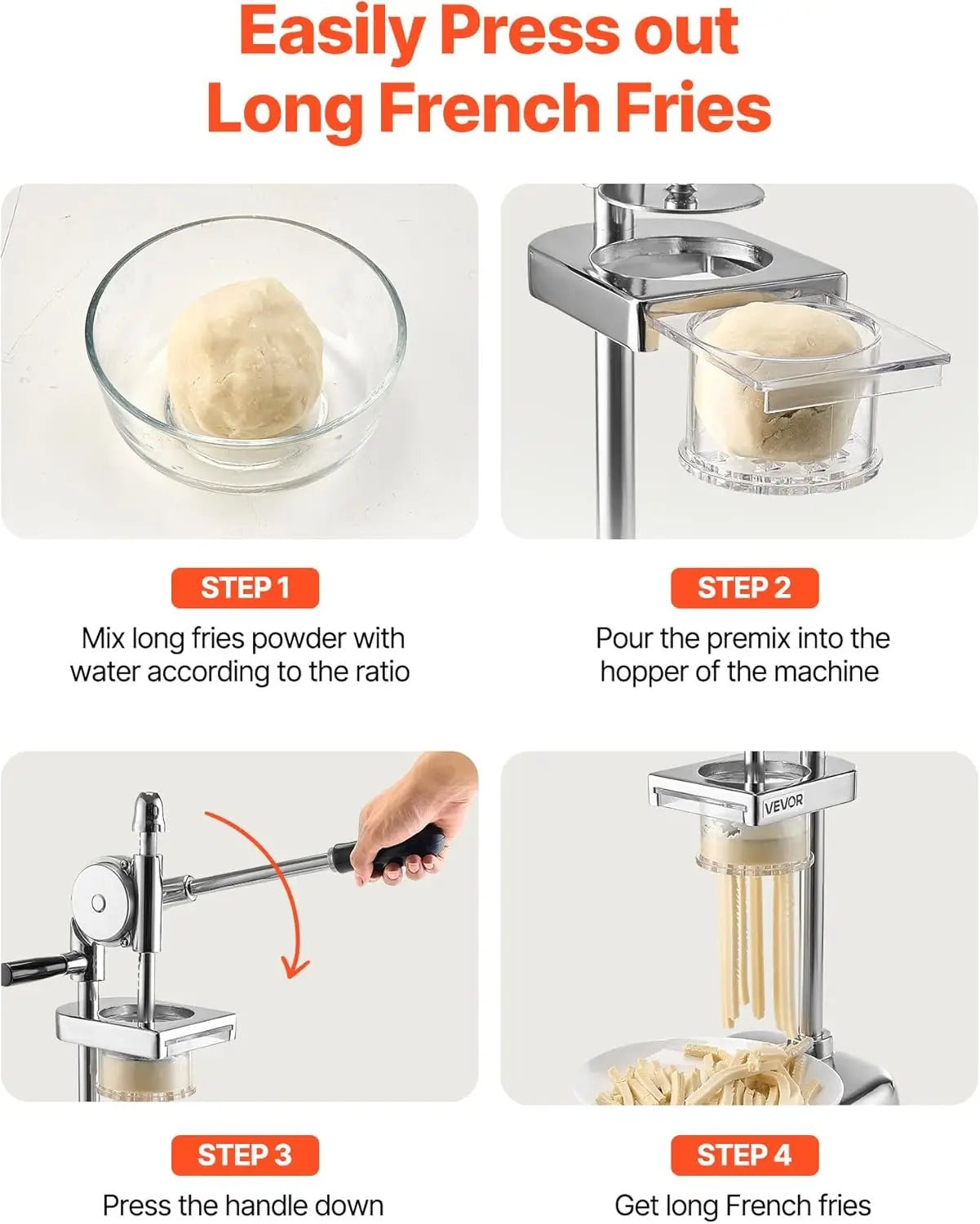 Extra Long French Fry Maker - DailyBasicNeeds.com