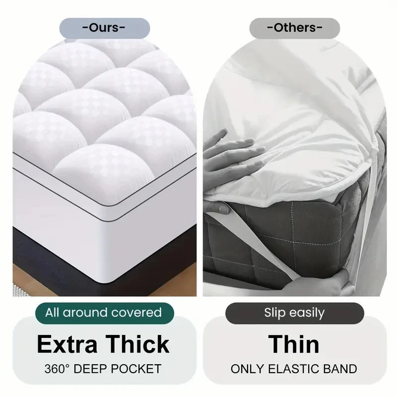 Extra Thick Mattress Covers - DailyBasicNeeds.com
