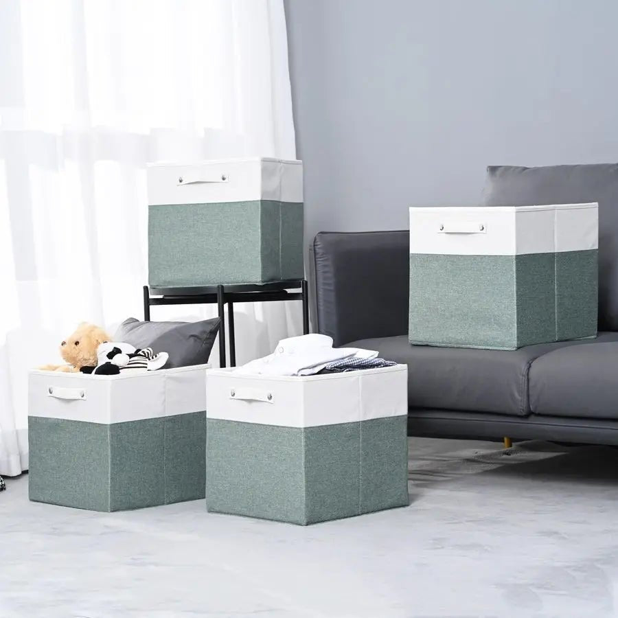 Fine Linen Storage Bins - DailyBasicNeeds.com
