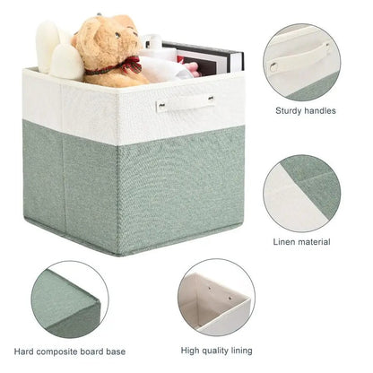 Fine Linen Storage Bins - DailyBasicNeeds.com