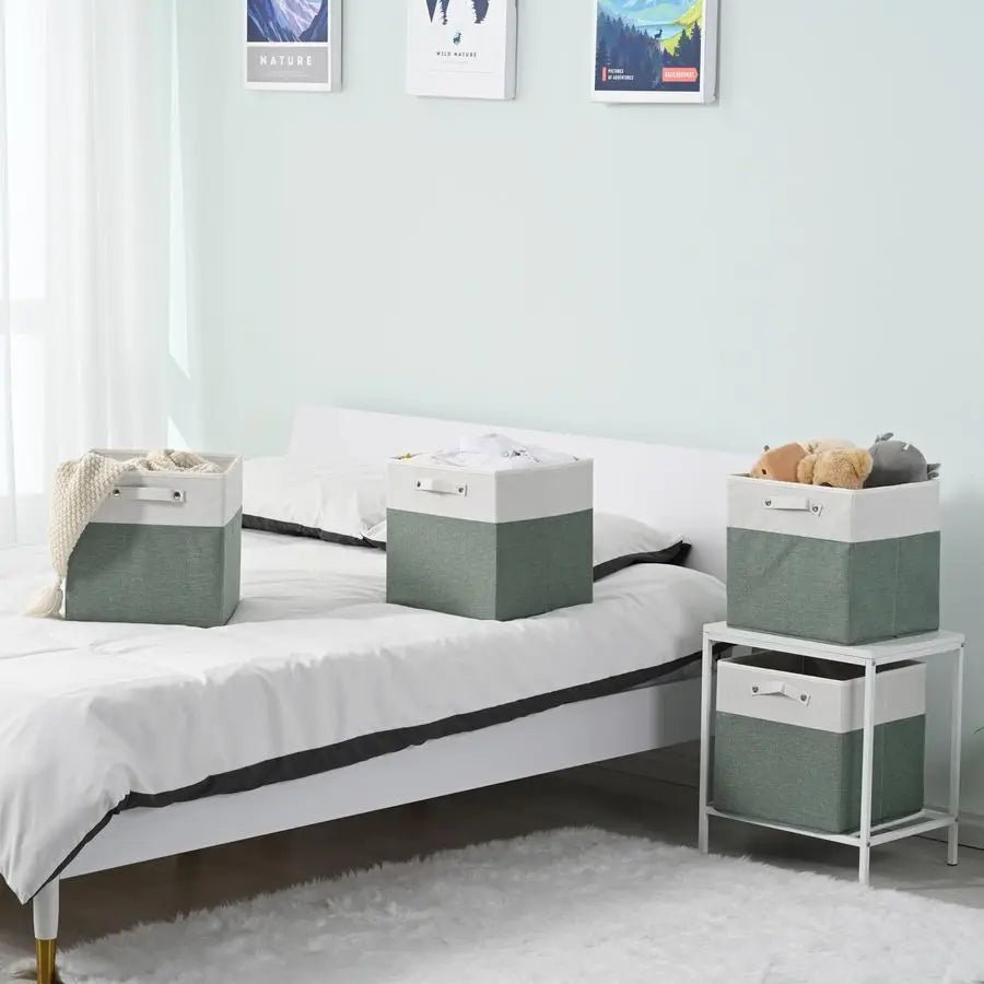 Fine Linen Storage Bins - DailyBasicNeeds.com