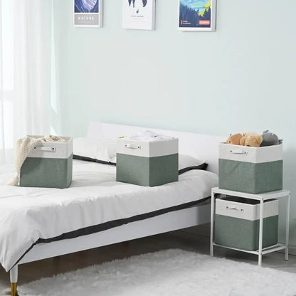 Fine Linen Storage Bins - DailyBasicNeeds.com