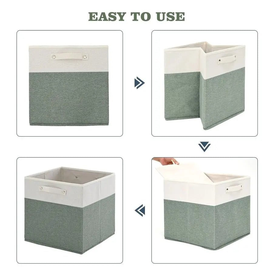 Fine Linen Storage Bins - DailyBasicNeeds.com