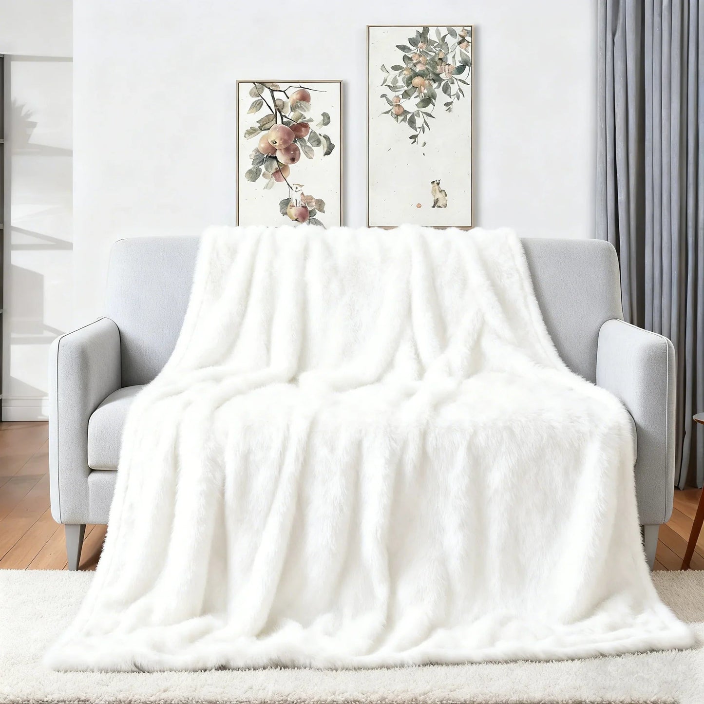 Flannel Blanket Warm Nap Throw - DailyBasicNeeds.com