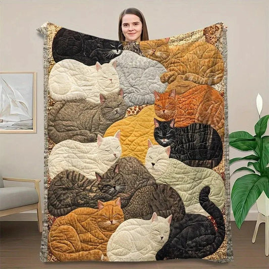 Flannel Warm Nap Throw - DailyBasicNeeds.com