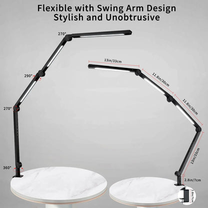 Flexible LED Clamp Desk Lamp - DailyBasicNeeds.com