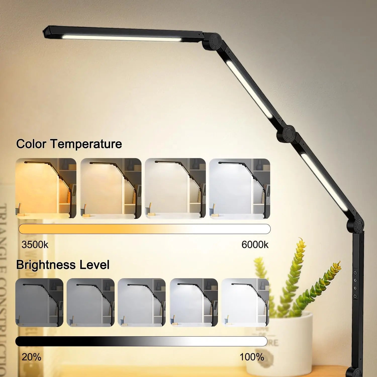 Flexible LED Clamp Desk Lamp - DailyBasicNeeds.com