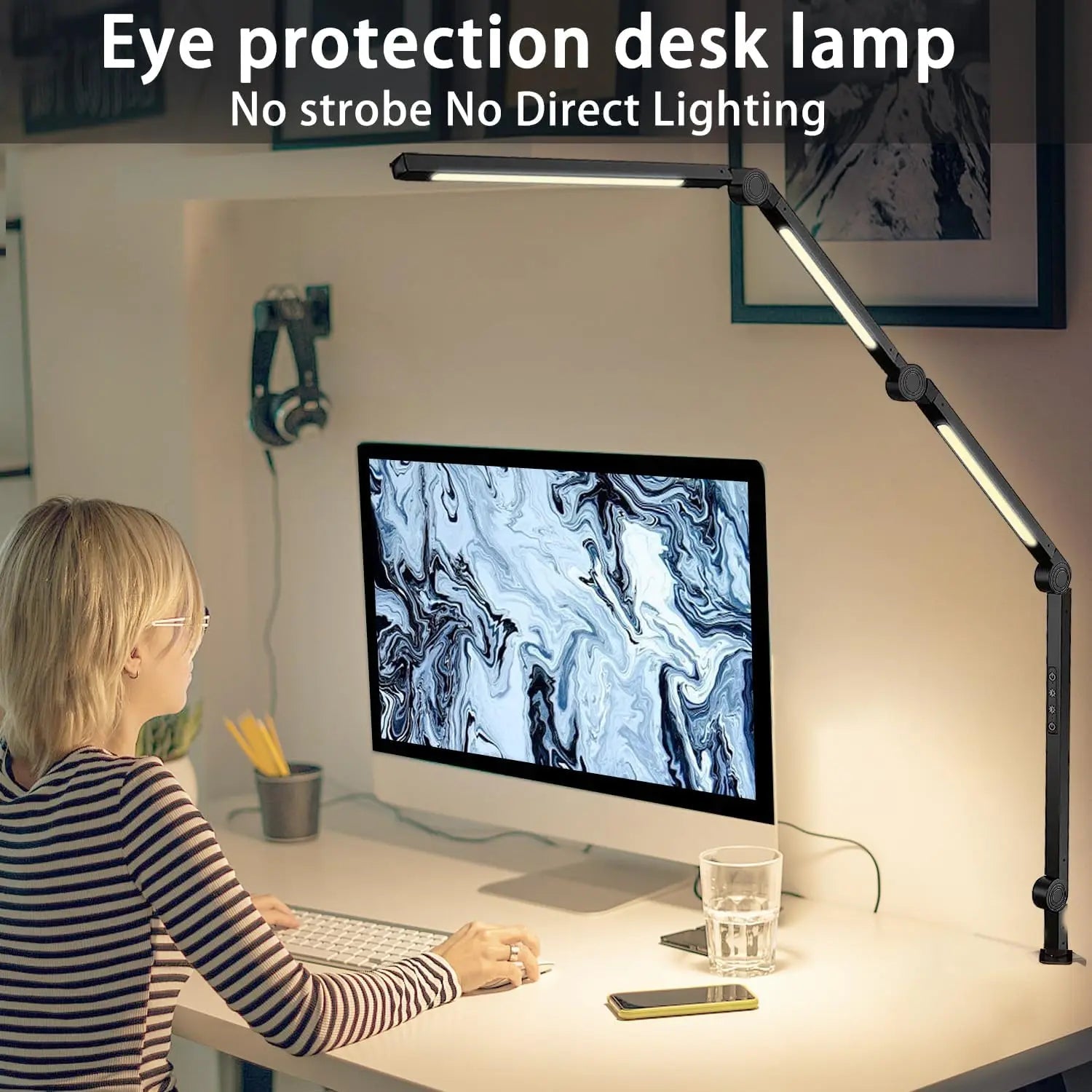 Flexible LED Clamp Desk Lamp - DailyBasicNeeds.com