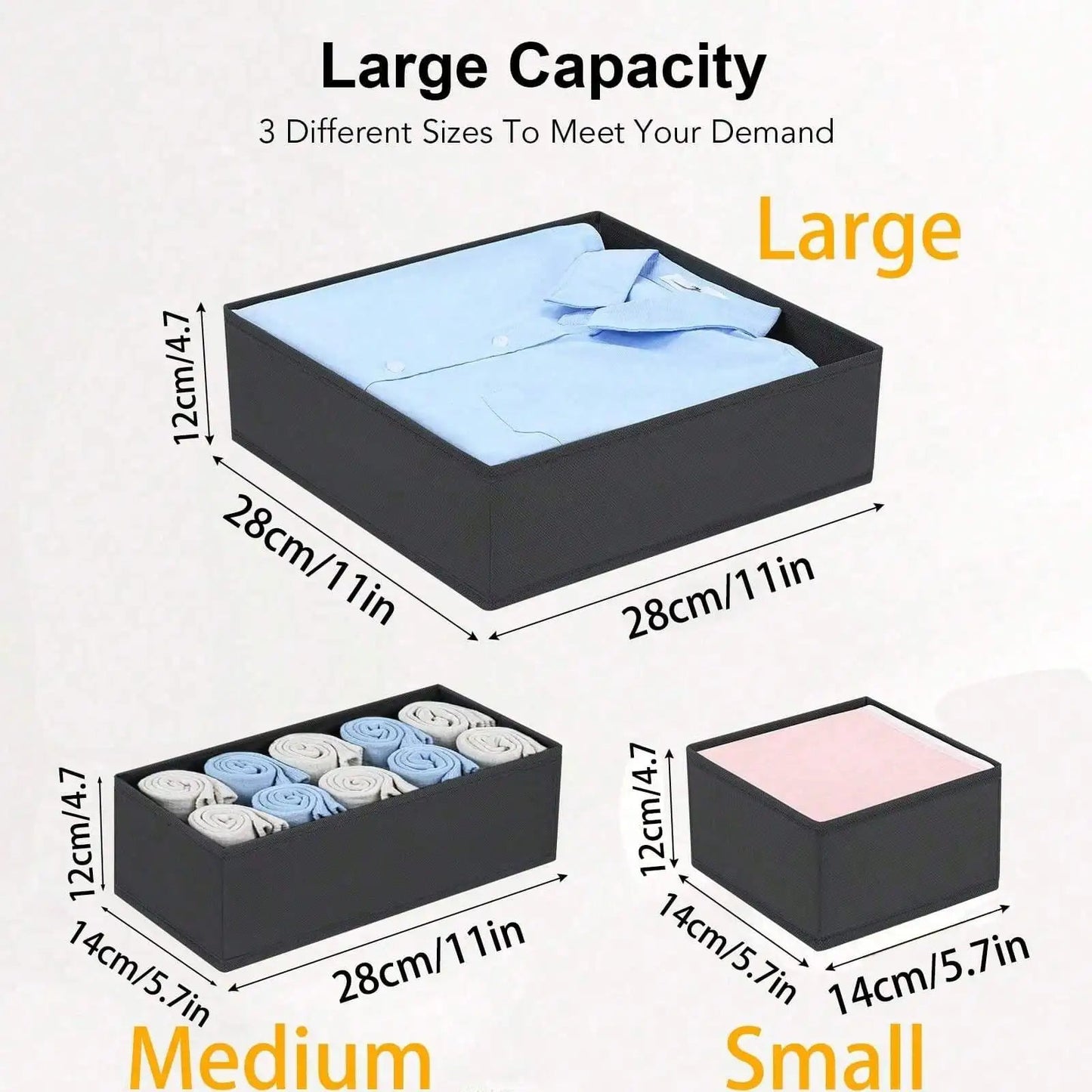 Foldable Fabric Storage Box - DailyBasicNeeds.com