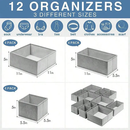 Foldable Fabric Storage Boxes - DailyBasicNeeds.com