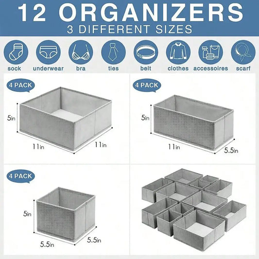 Foldable Fabric Storage Boxes - DailyBasicNeeds.com