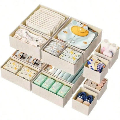 Foldable Fabric Storage Boxes - DailyBasicNeeds.com