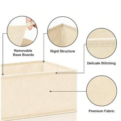 Foldable Fabric Storage Boxes - DailyBasicNeeds.com