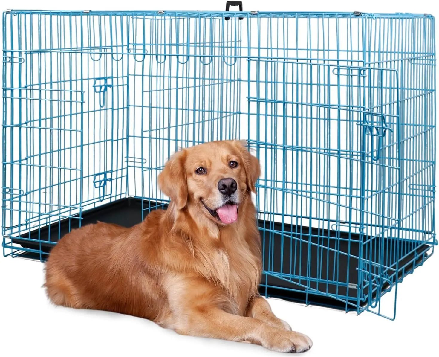 Foldable Metal Kennel - DailyBasicNeeds.com