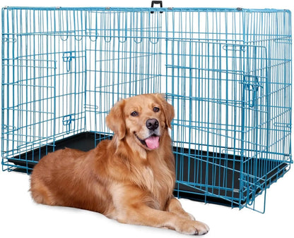 Foldable Metal Kennel - DailyBasicNeeds.com