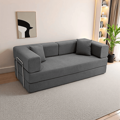Foldable sofa bed with a removable backrest - DailyBasicNeeds.com