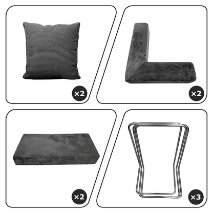 Foldable sofa bed with a removable backrest - DailyBasicNeeds.com