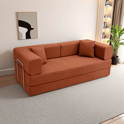 Foldable sofa bed with a removable backrest - DailyBasicNeeds.com