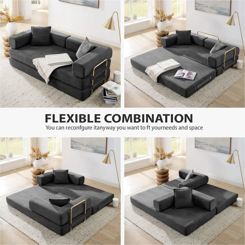 Folding Convertible Sofa Bed - DailyBasicNeeds.com