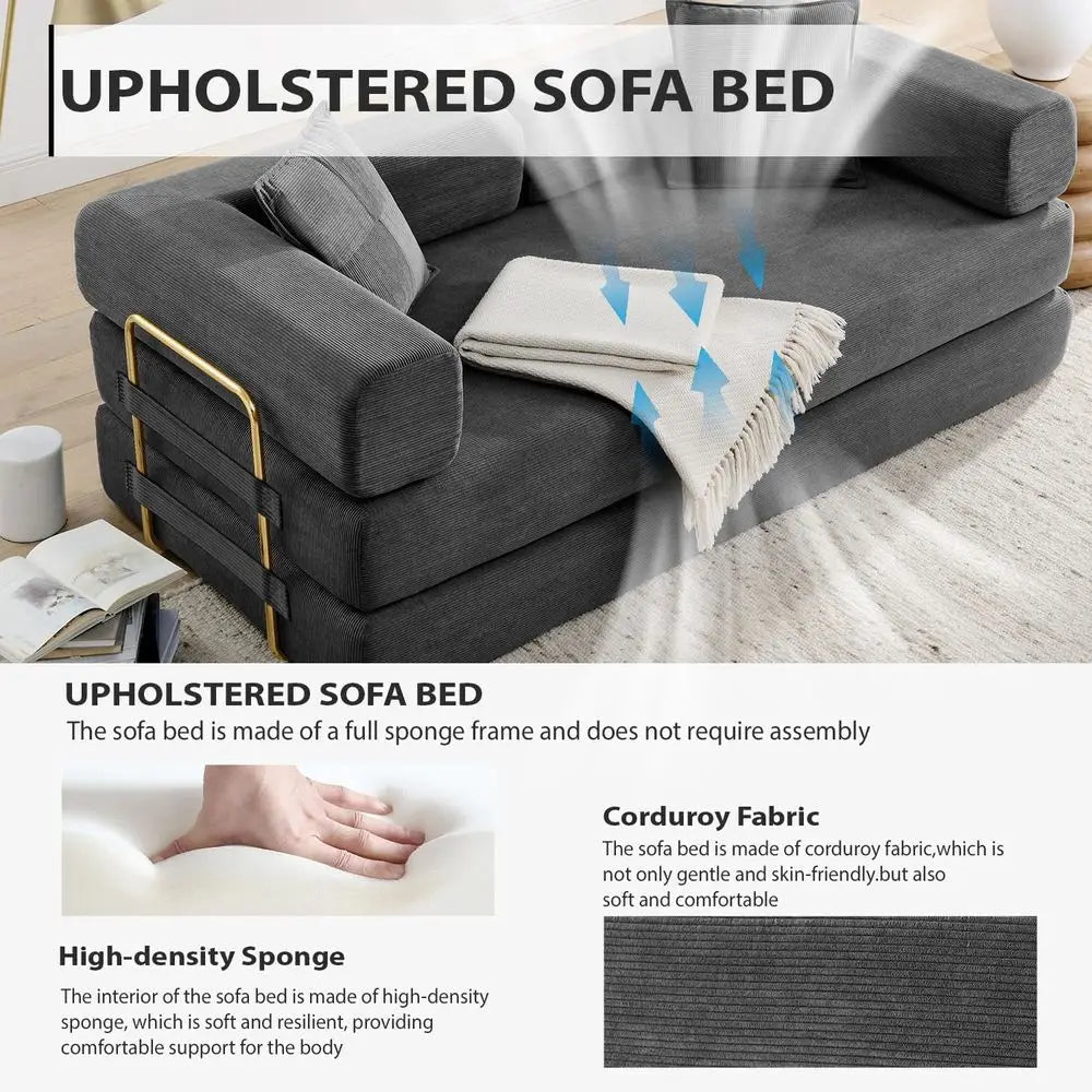 Folding Convertible Sofa Bed - DailyBasicNeeds.com